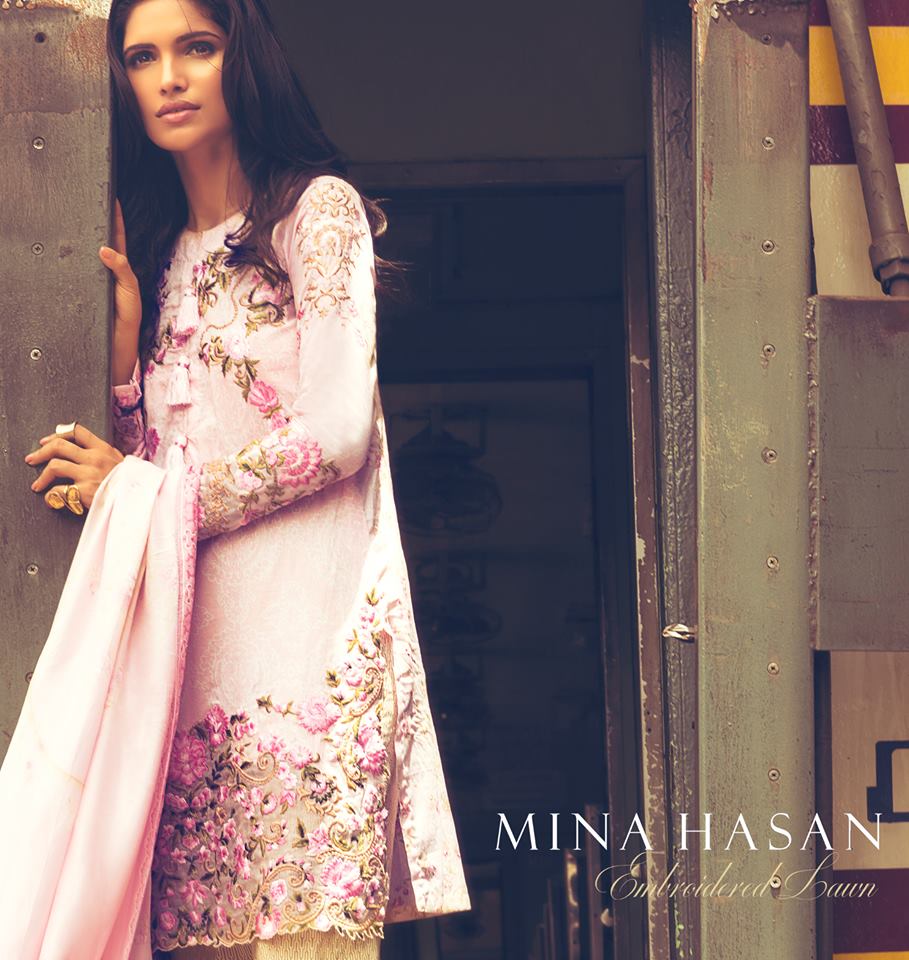 Mina Hasan Eid Collection 2016 Embroidered Luxury Lawn By Mina Hasan Pk Vogue 