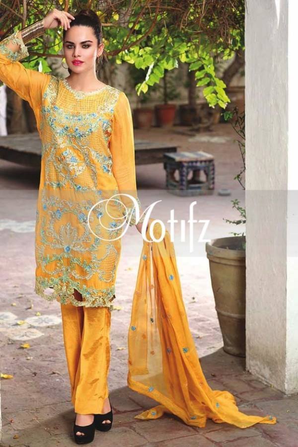Motifz Embroidered Crinkle Chiffon-Eid-Collection-13