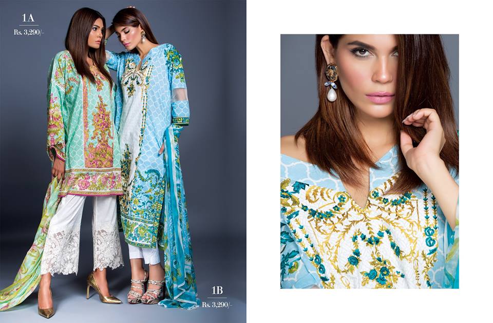 Muzlin Embroidered Unstitched Collection - Vol 2-13
