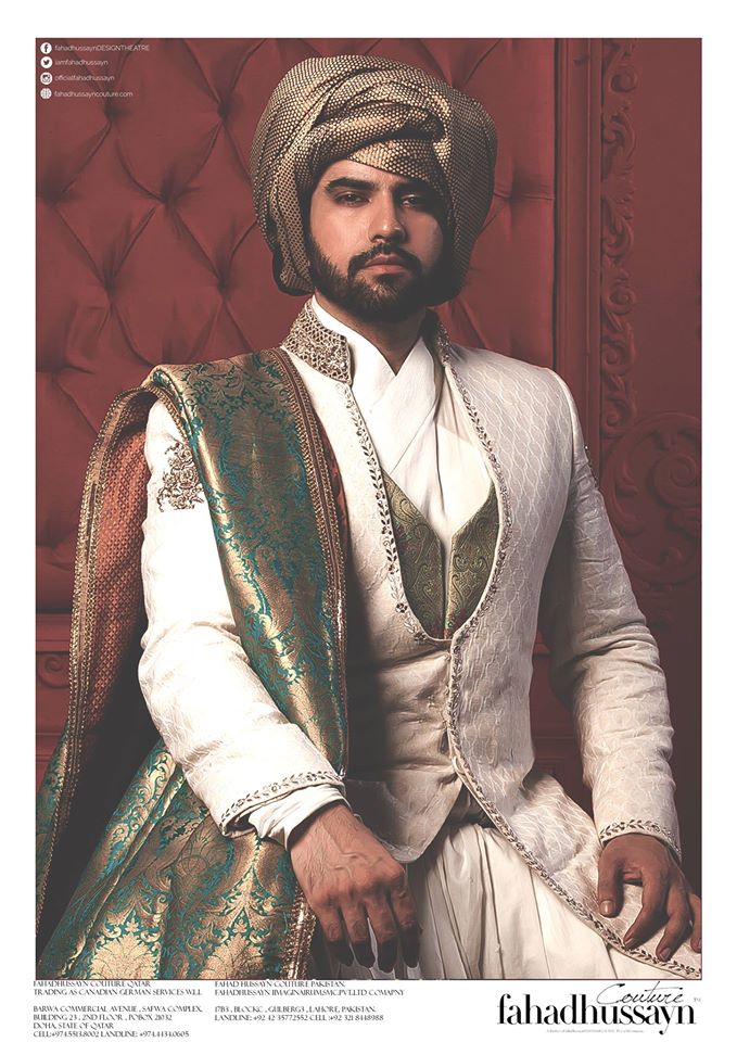 Fahad Hussayn-groom-dress-2
