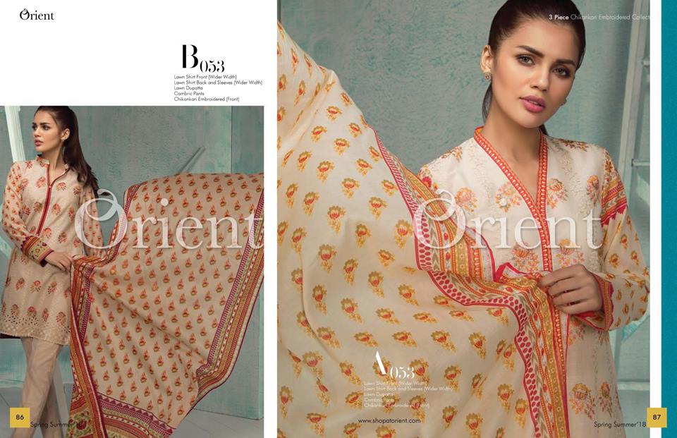 Orient Summer Lawn Collection 2018