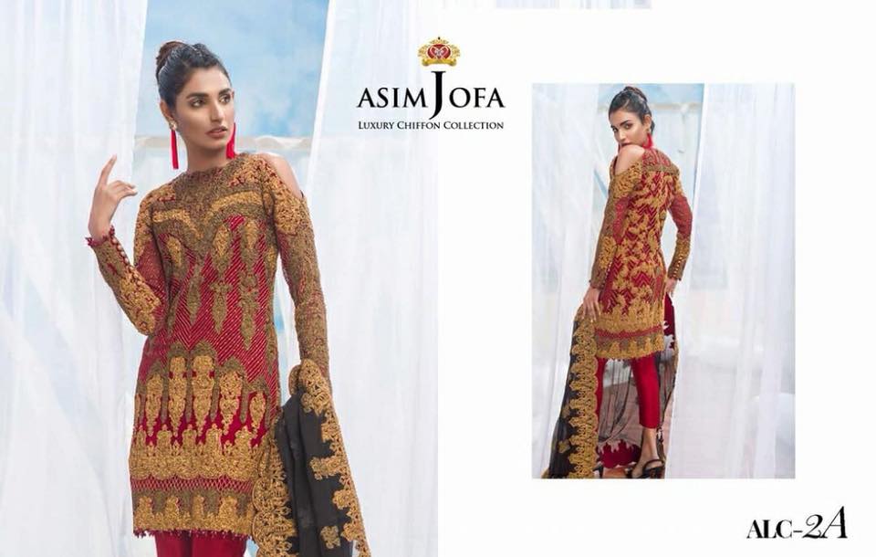 Asim jofa Luxury Chiffon Eid Collection