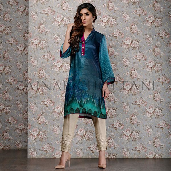 Latest Casual Embroidered Pret Collection 2016 By Zainab Chottani | PK ...