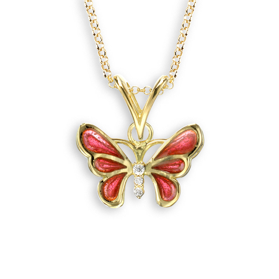 Awesome Gold Butterfly Necklace 2017 - PK Vogue