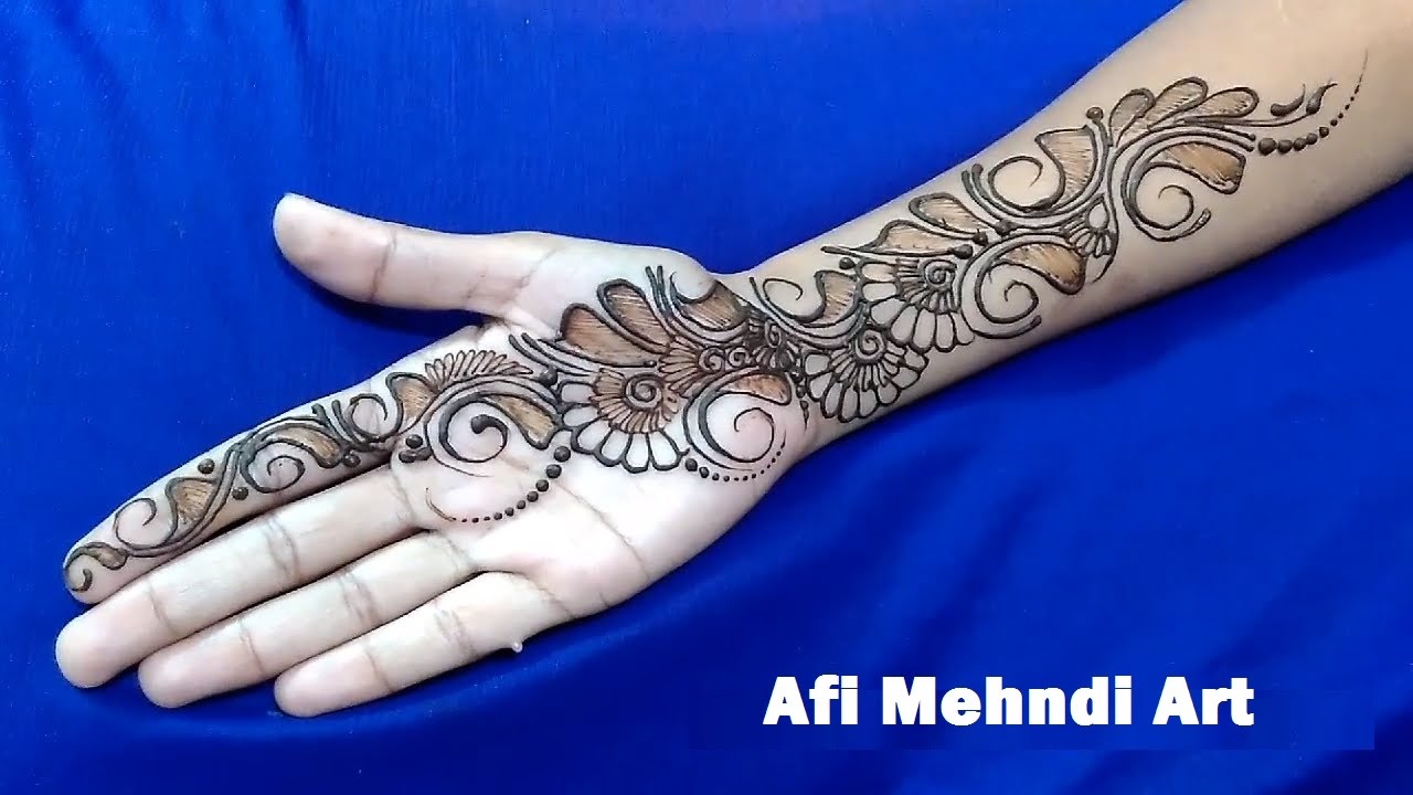 12 Easy Mehndi Designs For Eid - PK Vogue