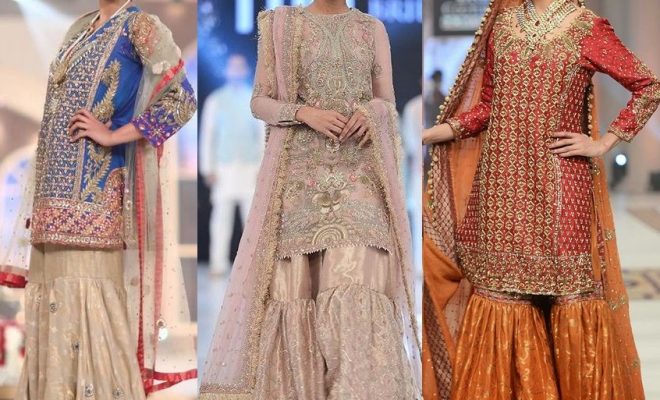 latest bridal gharara designs