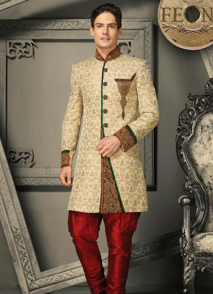 Latest-Sherwani-Designs-11 | Sherwani, Gents kurta design, Indian groom ...