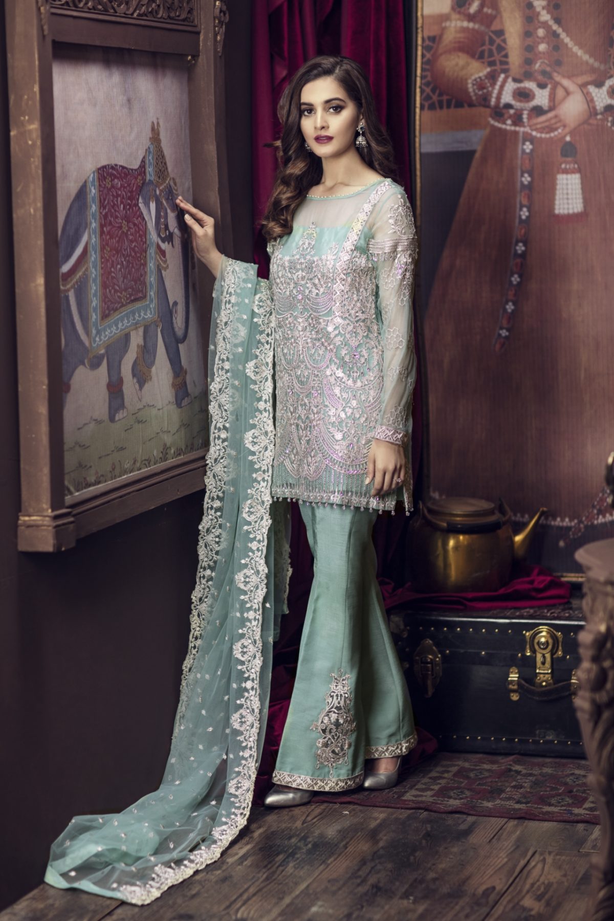 Imrozia Premium Embroidered Chiffon Collection 2018 - PK Vogue