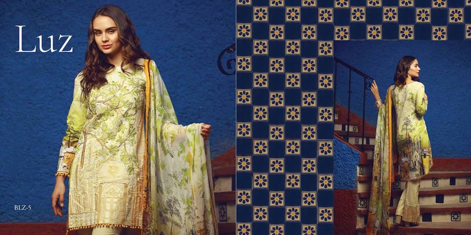 Belleza Luxury Lawn Collection 2018