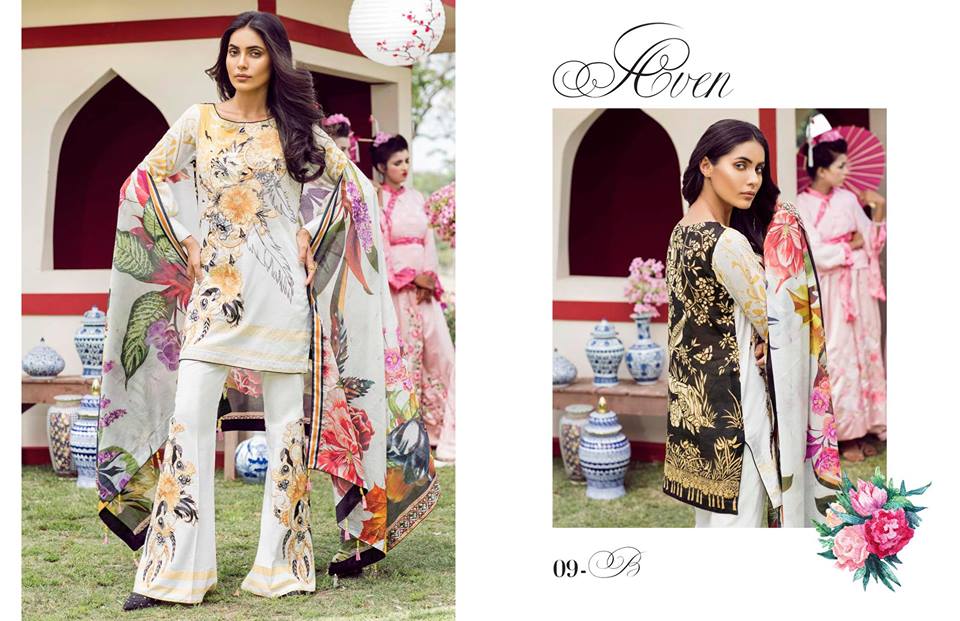 First Look Tena Durrani Luxury Lawn Collection 2018