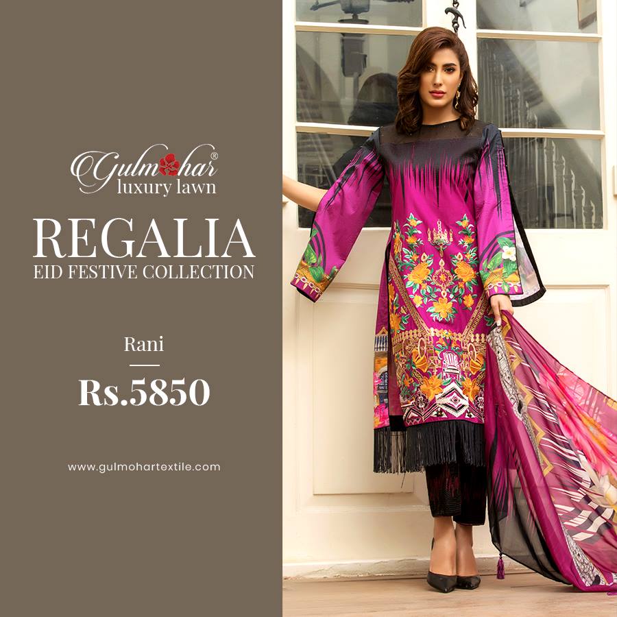 Regalia Luxury Eid Collection By Gulmohar Textile 