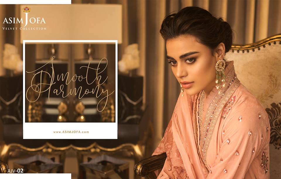 Asim Jofa Velvet Collection 2019