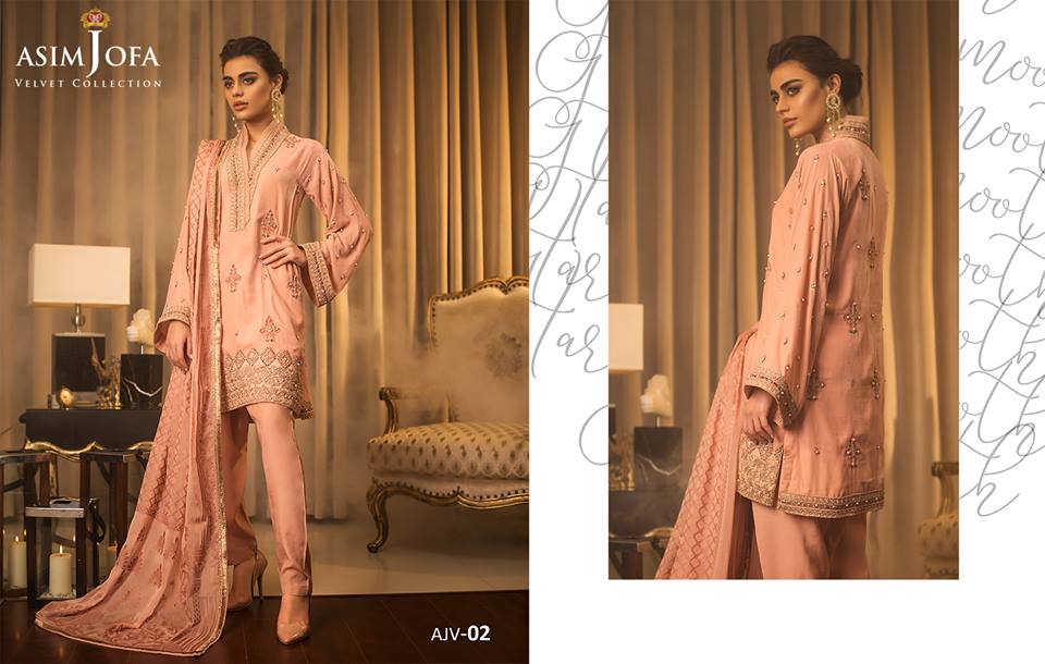 Asim Jofa Velvet Collection 2019