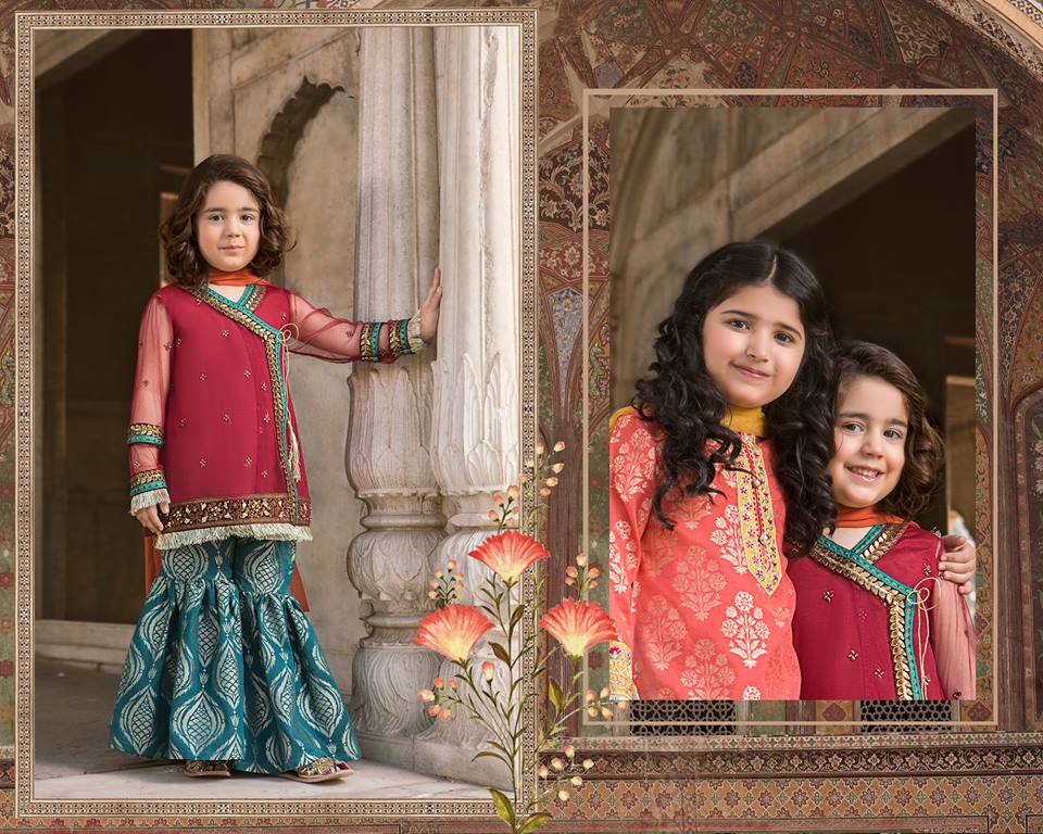 Maria B Kids Collection Dareecha | Baby Girls Dresses 2019