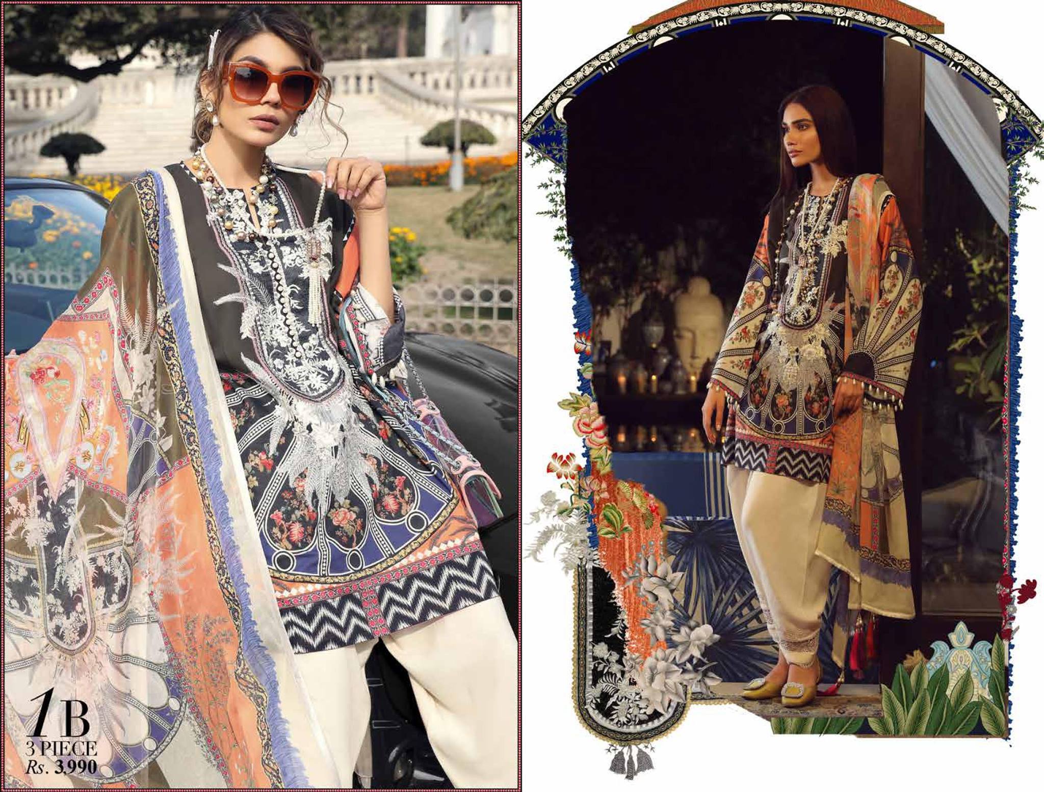 Muzlin Spring Lawn 2019 By Sana Safinaz Pk Vogue