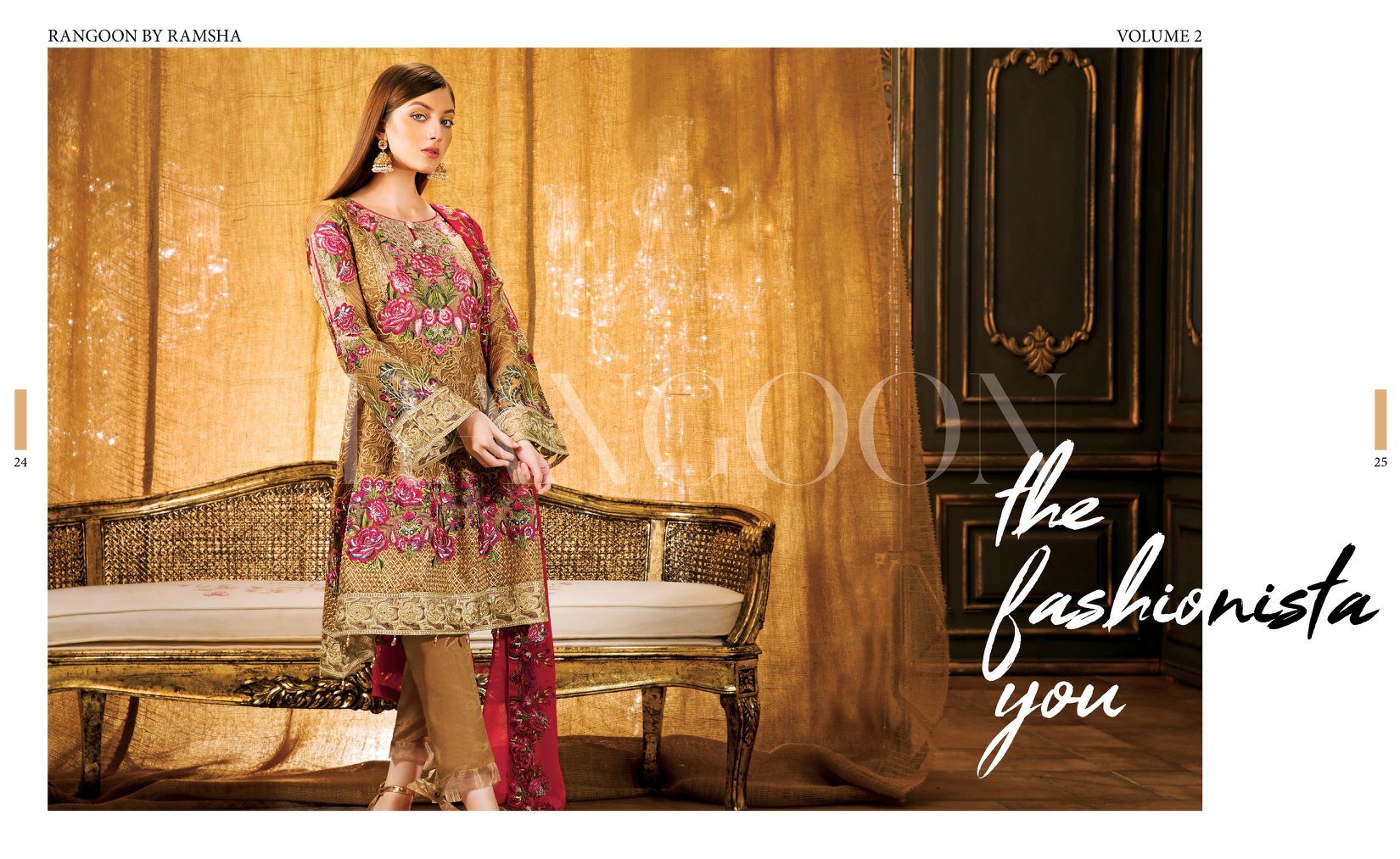 Rangoon Chiffon Collection By Ramsha