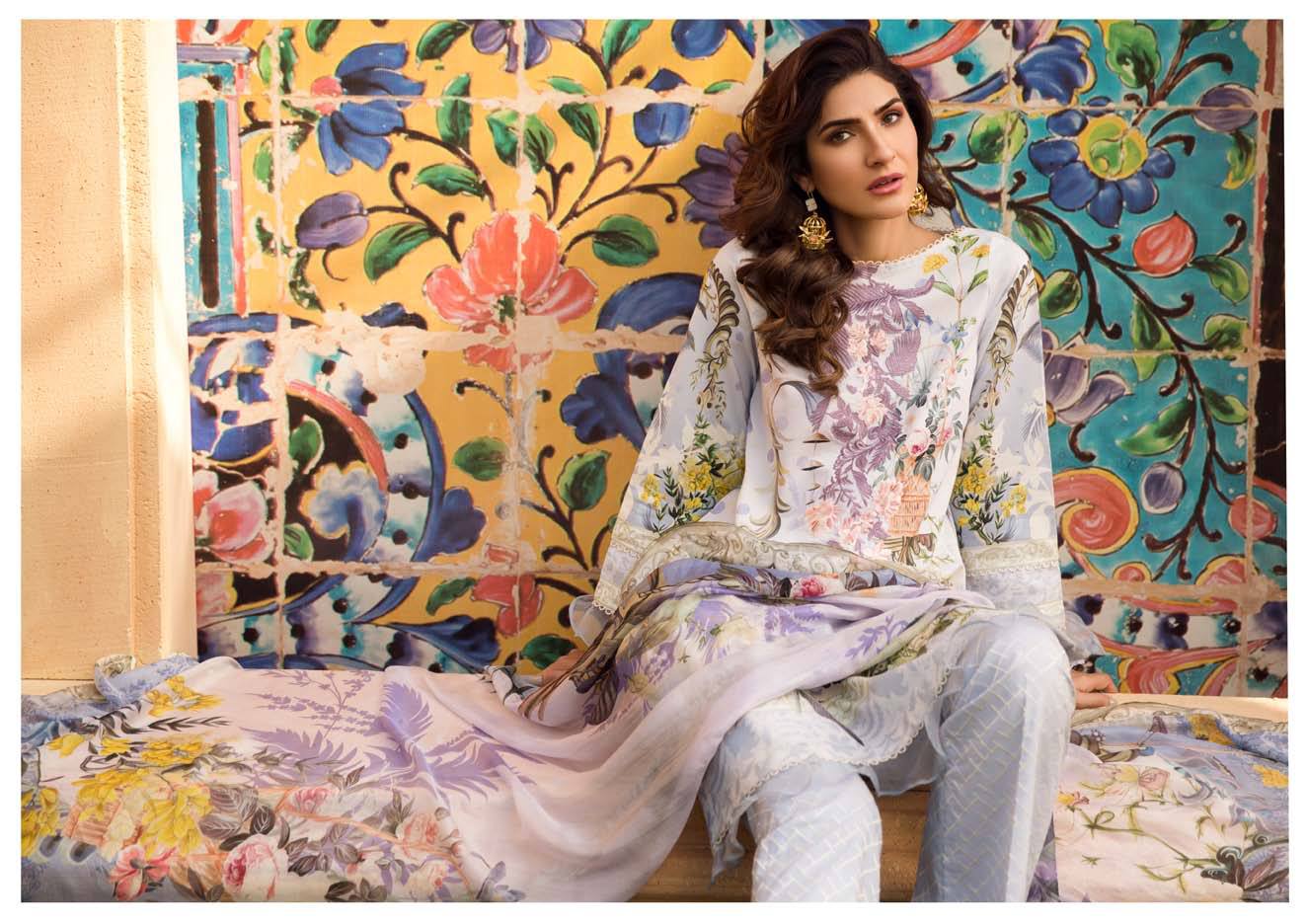 Firdous Embroidered Lawn 2019