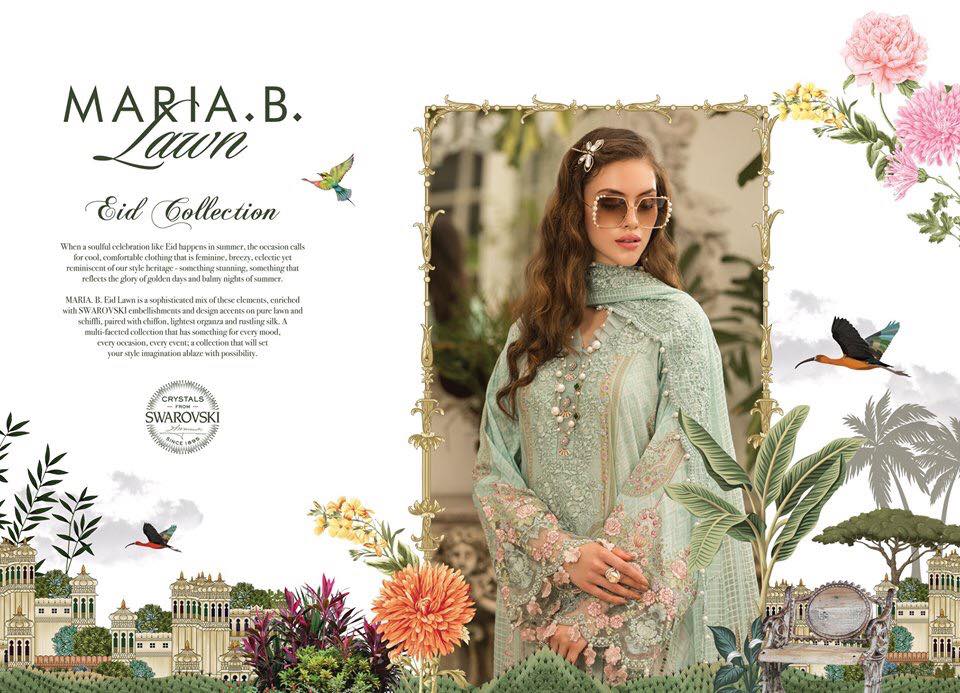 Maria B Eid Lawn Collection 2019