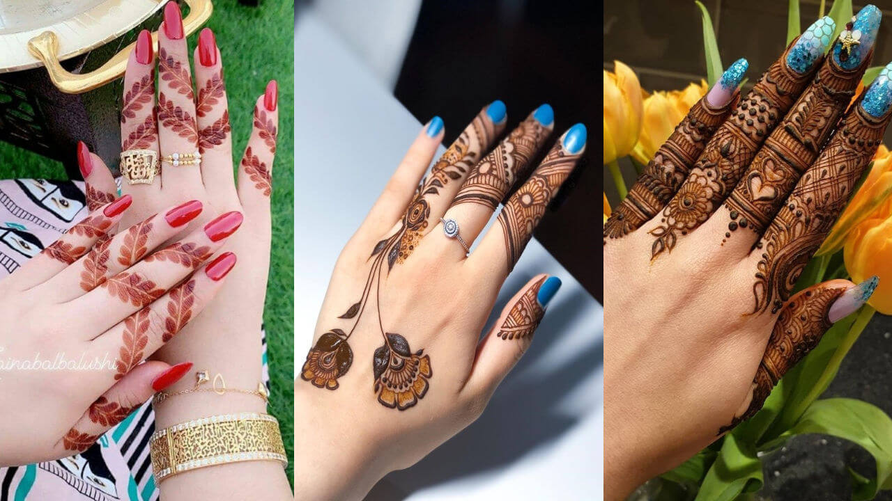 mehndi finger designs 2024｜TikTok Search